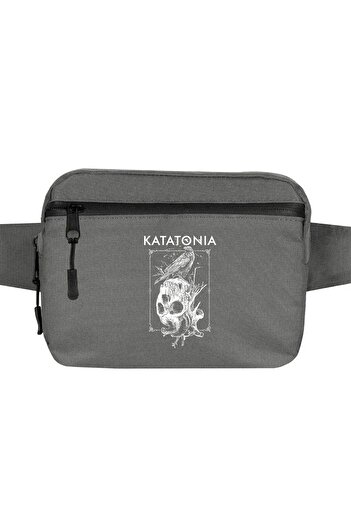 CrowsGate Katatonia Crow Waist Bag Grey Color