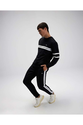 Ellesse Men's Black Sweatshirt Em618-Bk