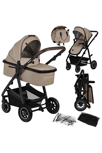 Lİonelo Amber 2in1 Stroller, Lionelo, Detachable Gondola, Beige Sand