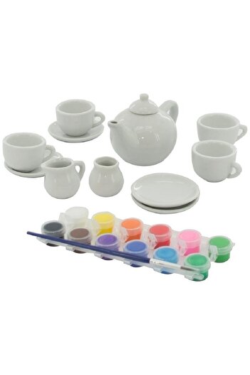 Champion Paint Your Own Tea Set Hero, Arts and Crafts Educational Activity Kit