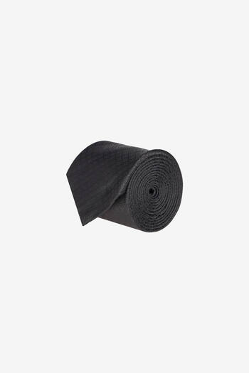 ALTINYILDIZ CLASSICS Men's Black Patterned Tie