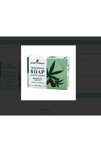 Jardin de oleane Garden Olean Traditional Soap with Argan Oil and Hemp Oil 100g