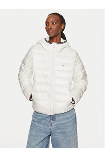Tommy Jeans Women's Winter jacket DW0DW18308 White