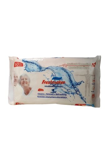 Freshmaker Adult Hygienic Wet Wipes - 60 Count Pack for Superior Cleanliness & Comfort