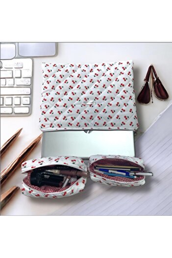etoiles legend Cherry Pattern Three-Piece Suit Bag