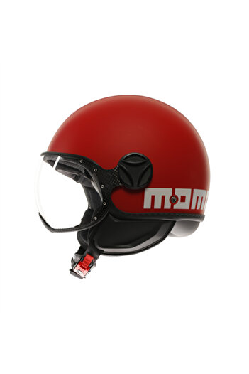 Momo Design MOMO KASK/ FGTR CLASSIC CANDY MATT RED/WHITE