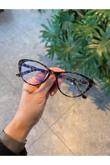 funeyes Carat Cat Eye Leopard Print 46 EcKartman Small Cat Eye Glasses
