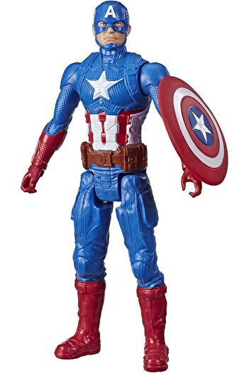REZZOSS Marvel Avengers Titan Hero Series Captain America Action Figure, 12-Inch, Avengers Toys for Kids Age