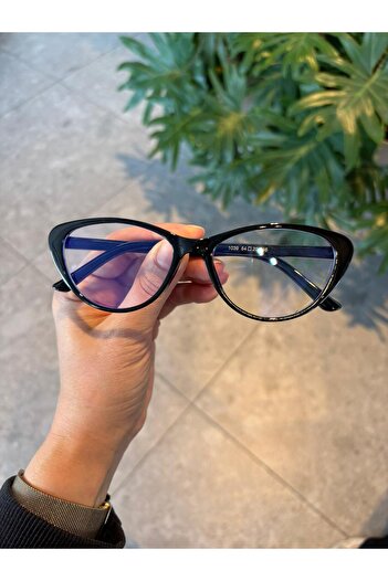 funeyes Carat Cat Eye Black 46 Ekartman Small Cat Eye Glasses Change the Glass