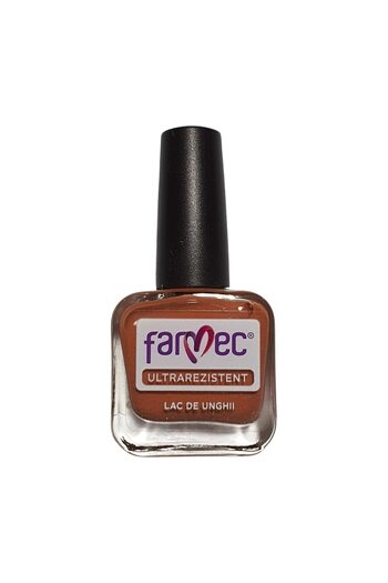 Farmec Matte Nail Polish, Shade 13 - Elegant Brown, 11ml