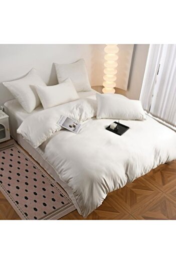 Casa de Vis Double Bed Linen Set, 6 Pieces, Satin, 240 x 245 cm, uni,