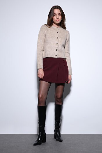 Antioch Beige Soft Textured Women's Cardigan