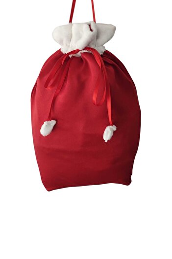 MODA NUR Red Color Christmas Tree Is Perfect for Presenting Surprise Gifts, Gift Bag