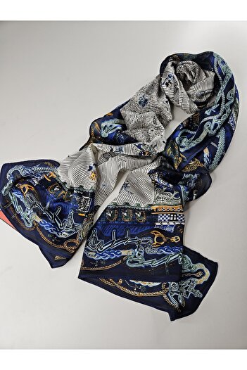 sem oyuncak Luxury Voile Silk Shawl Hijab Foulard Scarf Shawl Hm Pattern 70 X 180 cm