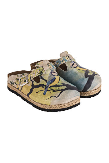 Streetfly Colorful Straw Sole Women's Slippers