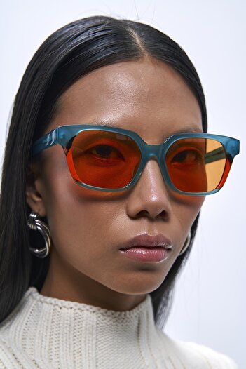 Bilge Karga Rodney Blue Orange Sunglasses