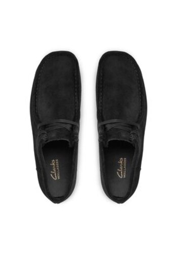 CLARKS Ανδρικά Μοκασίνια Μαύρα CLARKS-WALLABEEEVO ΜΑΥΡΟ SDE 261728207