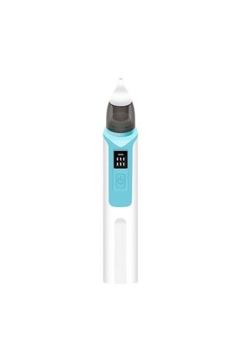 WELUOT Electric Nasal Aspirator for Babies and Children, Portable, White, 6 Power Levels, 2 Silicone