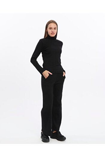 bemmoda Women's Stretchy Cotton Fisherman Top Pocket Pants Casual Bottom Top Set