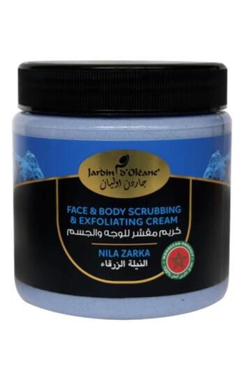 Jardin Oleane Blue Indigo Face and Body Scrub Cream by Garden Olean - 500ml
