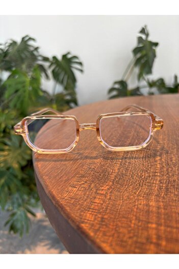 funeyes Lodin Geometric Cornered Blue Light Protection Glasses |   50 Ekartman |   Suitable for Changing Glass