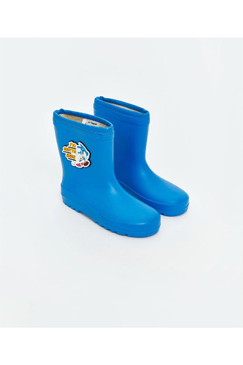 LC Waikiki Μπότες βροχής για αγόρια LCW STEPS Blue Sonic Printed