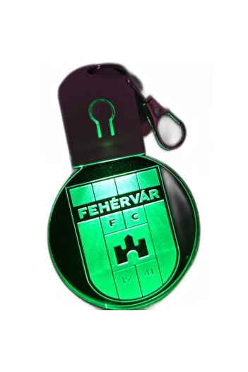 T&M Personalizare Keychain with LED Acrylic Fehervar FC, Football, Battery, Round, Multicolor
