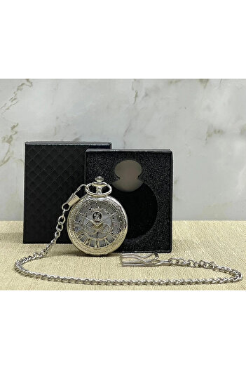 HarmonyAura Special Boxed Silver Cuff Watch Alk4672