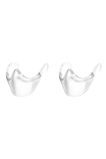 NEO Set 2 Face Masks Half, Transparent, Light, Reusable