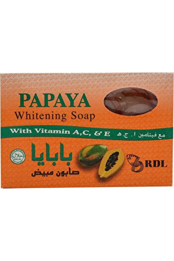 RDL Papaya Whitening Soap Bar by RDL, 50 SPF, 100 ml