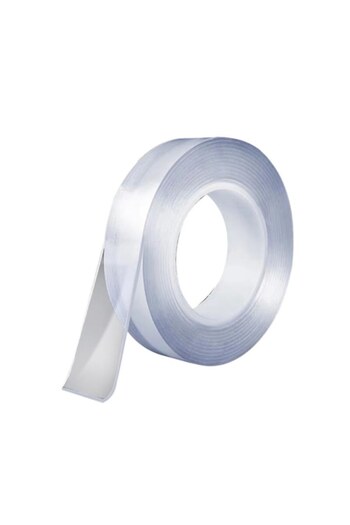 Pili-Paradise Multifunctional Double-Sided Adhesive Tape, Pili-Paradise, Washable, Transparent, 3cm x 2mm x 5m