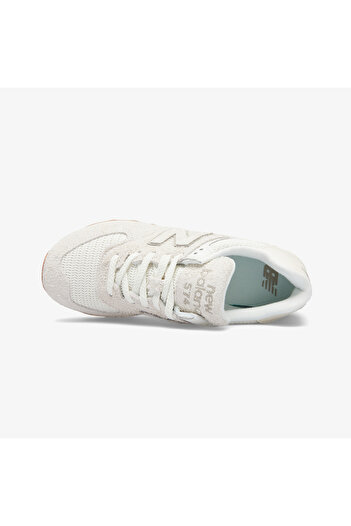 New Balance 574 Lifestyle Kadın Krem Rengi Spor Ayakkabı