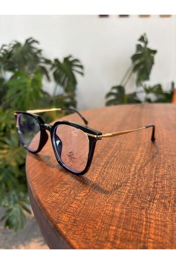 funeyes Big Square Blue Light Protection Glasses Are Optically Compatible |   The Glasses Can Be Changed. |   Big Glasses