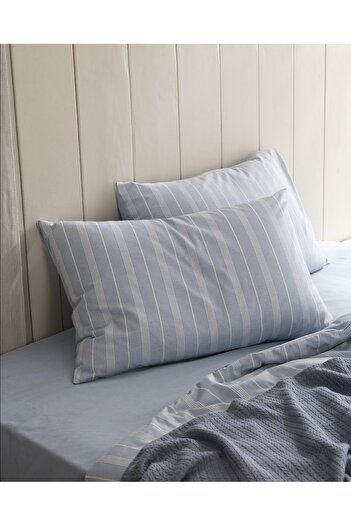 Madame Coco Amelia Double Cotton Dobby Duvet Cover Set - Blue