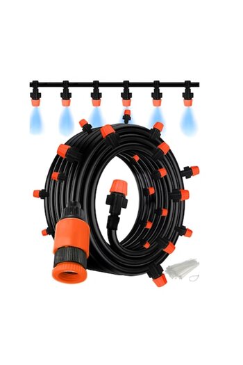 Bell Multifunctional Irrigation System for Garden/Plants/Lawn/Pots/Greenhouses, 15m, 4 Watering Modes, Ad
