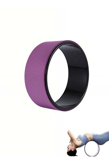 Taimi 16cm Yoga Wheel for Exercises and Relieving Back and Shoulder Pain Supports the Spine