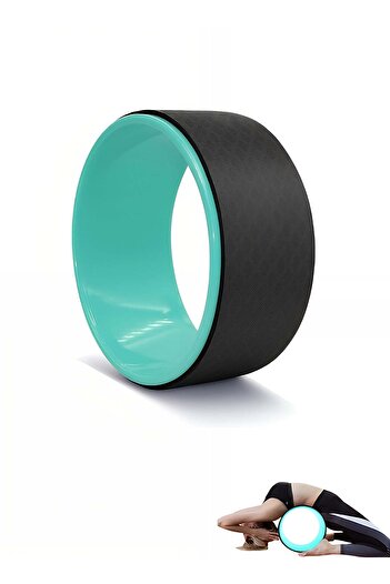 Taimi 16cm Yoga Wheel for Exercises and Relieving Back and Shoulder Pain Supports the Spine