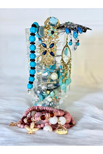 Generic Mystery Jewellery Jar For Women– Ocean Theme 20-25 Pcs & Gothic Theme 30-35 Pcs