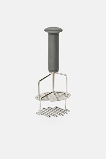 Bombay Soft Grip Potato Masher, Grey