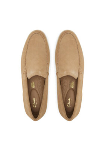CLARKS Ανδρικά Παπούτσια Καφέ CLARKS-26180890 F99 Σκούρο Άμμο Σουέτ