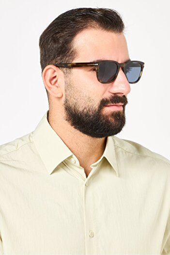 BOSS Men 20754951753KU Wayfarer Sunglasses, Havana