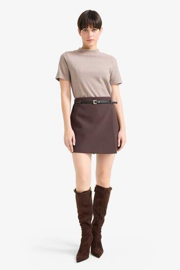 DeFacto Regular Fit Belted Shorts Skirt F9179Ax25Wn