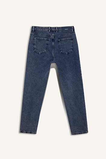 DeFacto 90's Slim Fit Dar Kalıp Yüksek Bel Dar Paça Jean Pantolon E8425AX25AU