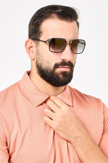 Carrera Men 203788RHL58D6 Aviator Sunglasses, Black