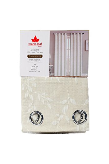 MAPLE LEAF Home Jacquard Window Curtain 140 x 260cm Duck
