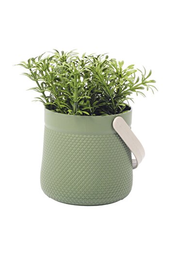 MAPLE LEAF Home Eva Flower With Pot Bucket