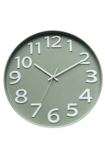 MAPLE LEAF Home 40 cm Wall Clock, Green