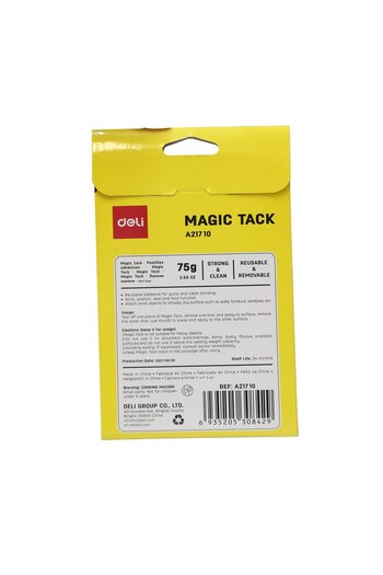 Deli Magic Tack A21710 75g Reusable Adhesive Putty for Office, Home & School