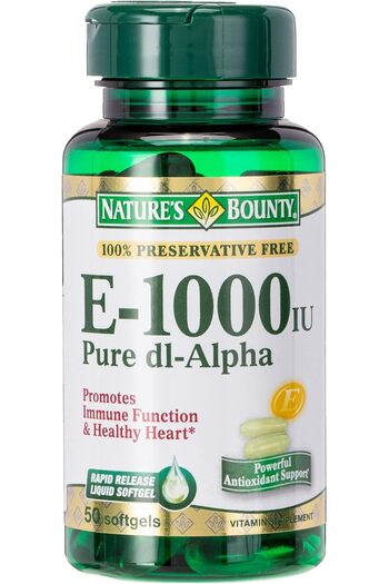 Nature's Bounty Vitamin E, 1000 I.U.