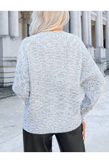SHEIN sweater, gray